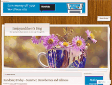 Tablet Screenshot of emjayandthem.com